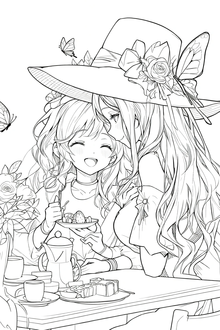 coloring pages anime - free printable coloring pages