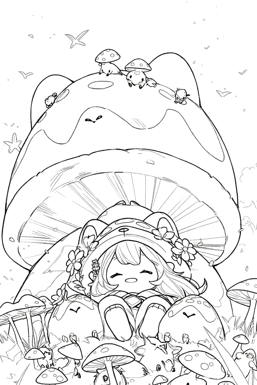 coloring pages anime - coloring book