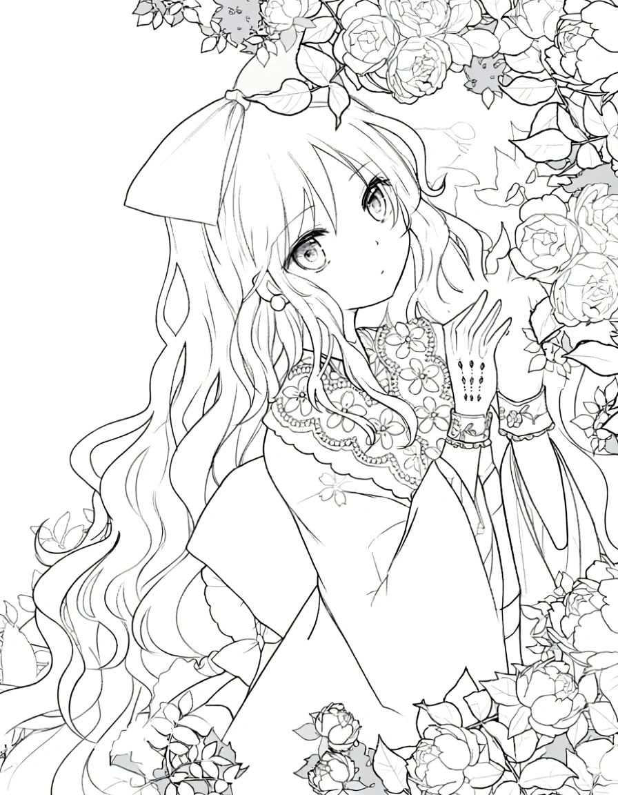 anime coloring pages - coloring pages