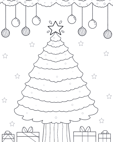 christmas coloring pages free printable - coloring pages