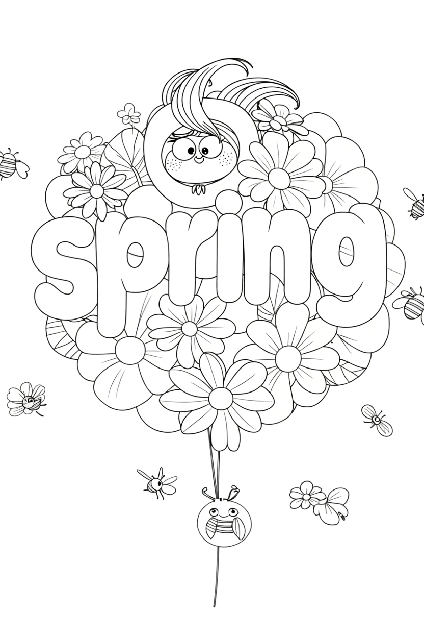 spring coloring pages - coloring pages free