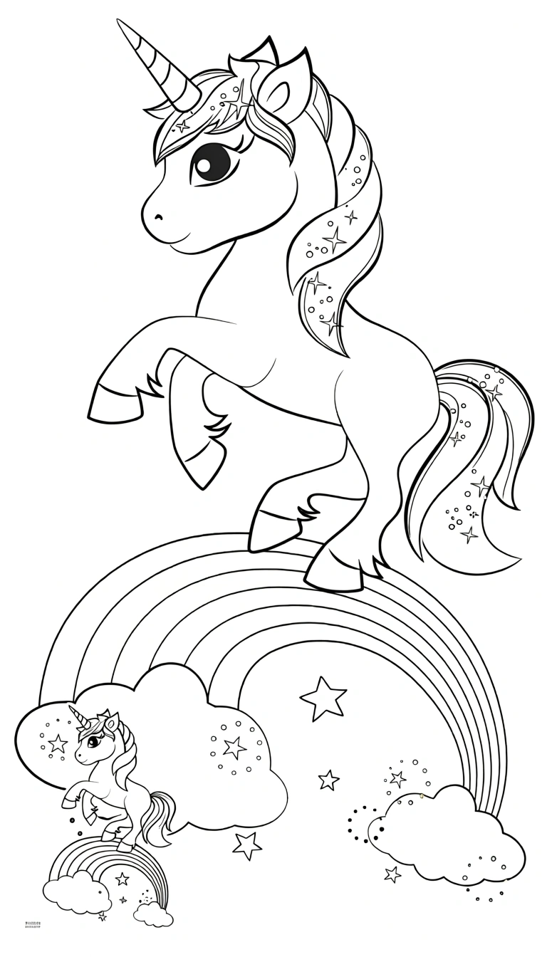 coloring pages unicorn - kids coloring pages