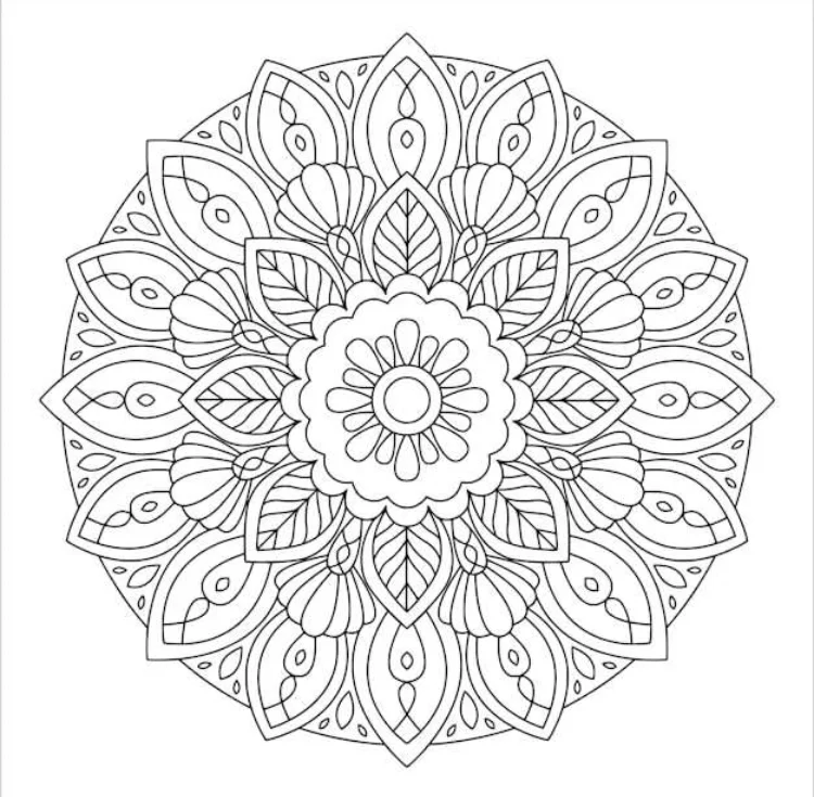 free mandala coloring pages - cute coloring pages
