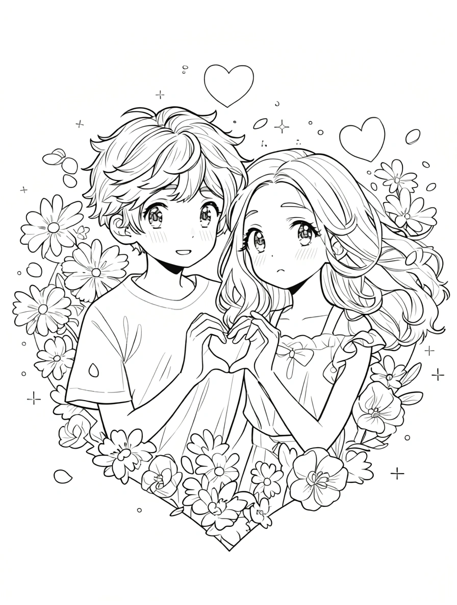 coloring pages valentines day - adult coloring pages