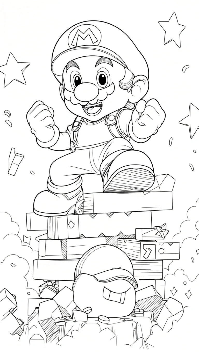 mario coloring pages - coloring pages
