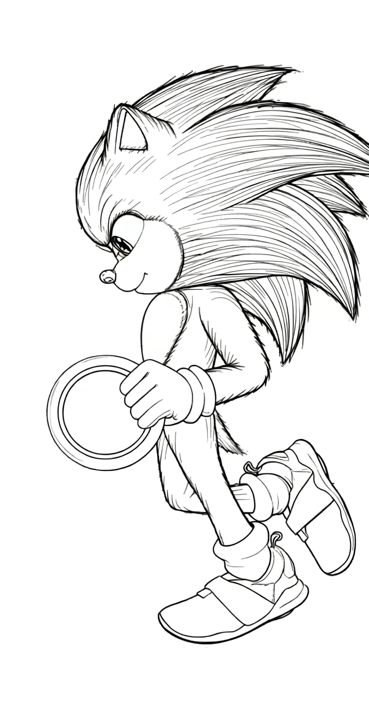 shadow sonic coloring pages - free printable coloring pages