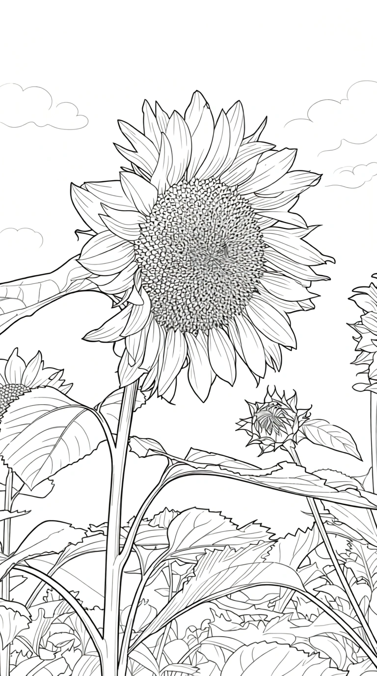 flower coloring pages - adult coloring pages