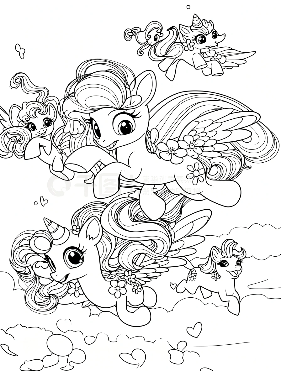 rainbow coloring pages - coloring pages free