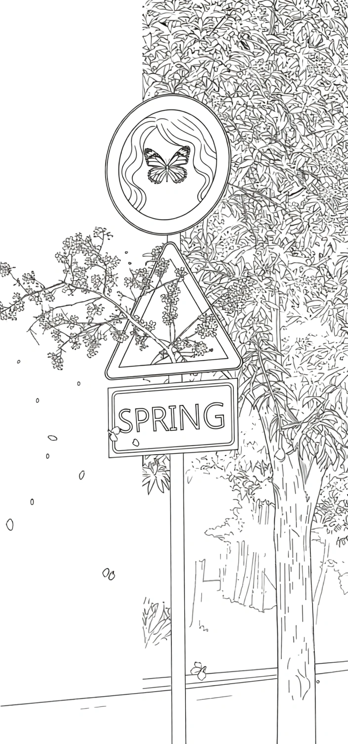 spring time coloring pages - coloring books