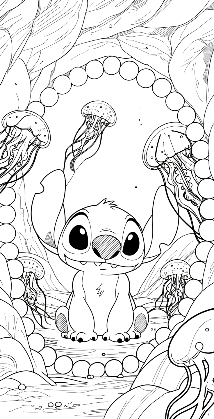 stitch coloring page - coloring pages