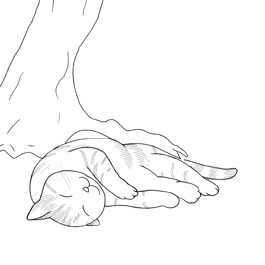 coloring pages cat - coloring sheet