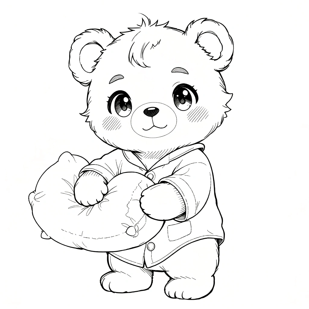 coloring bear pages - coloring pages for kids