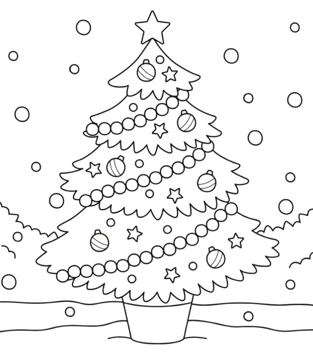 free printable christmas coloring pages - free coloring pages for kids