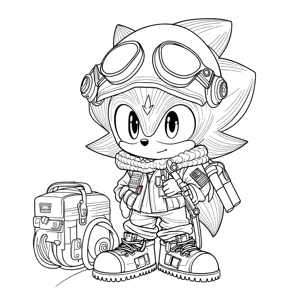 sonic shadow coloring pages - coloring book