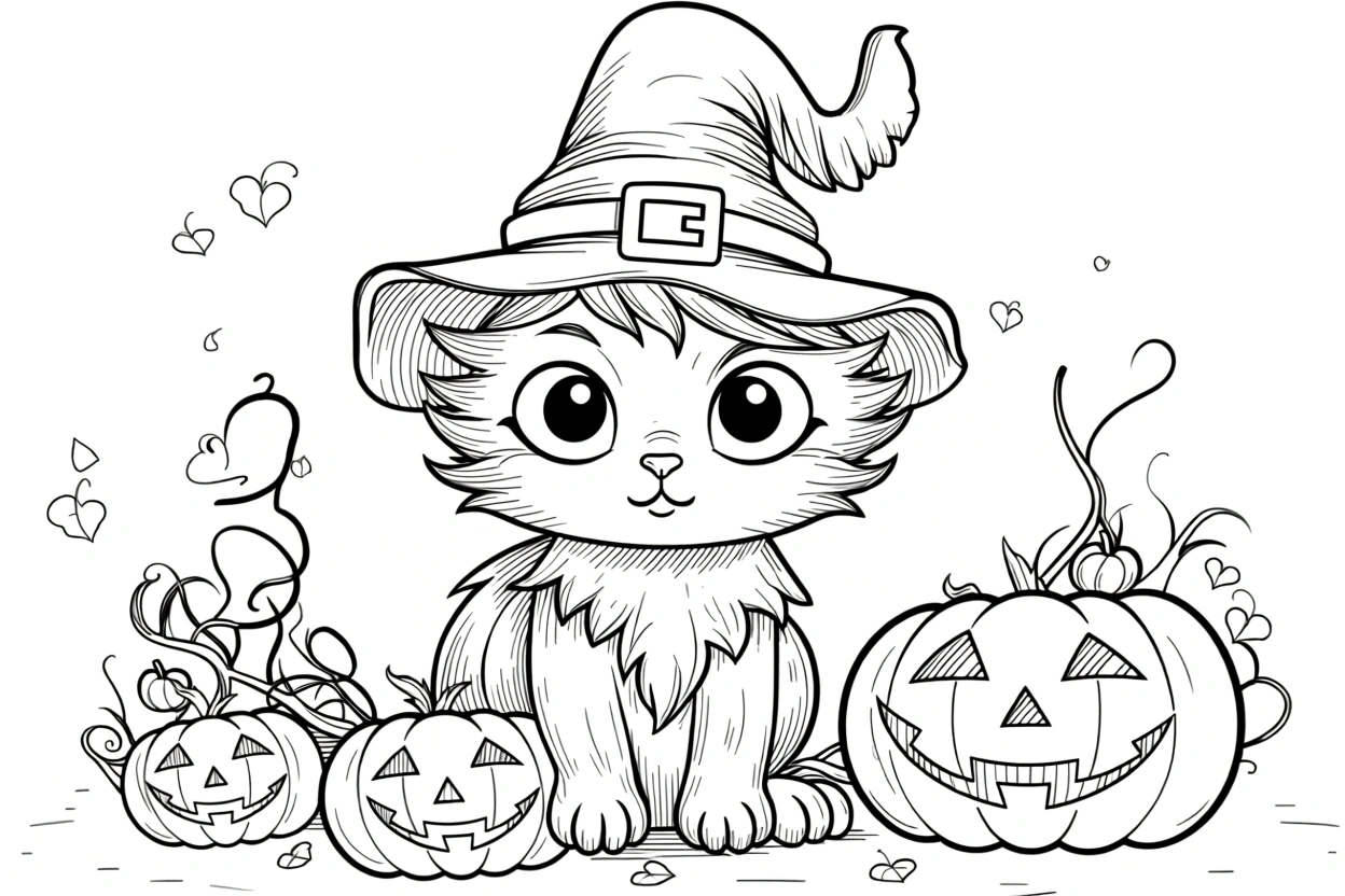 halloween coloring page - free printable coloring pages