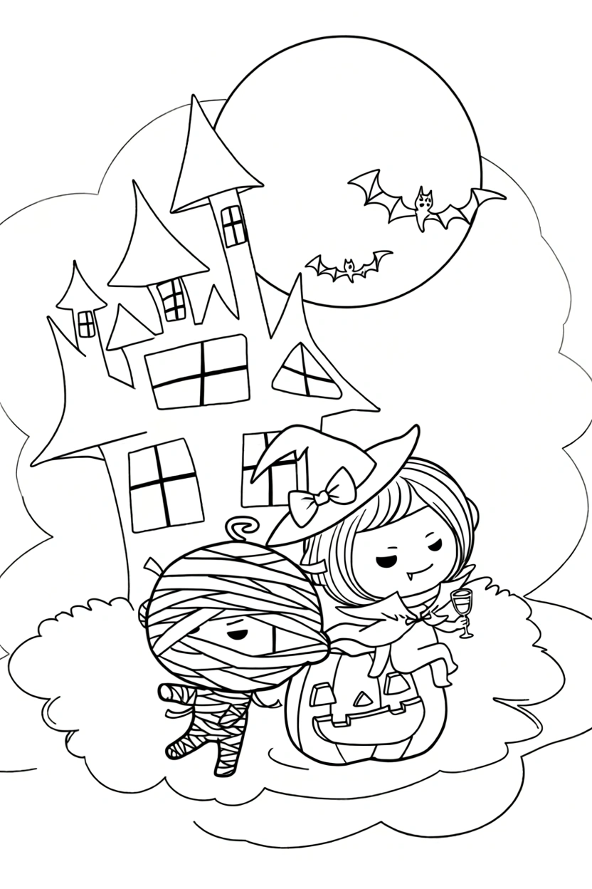 halloween coloring pages printable - coloring sheets