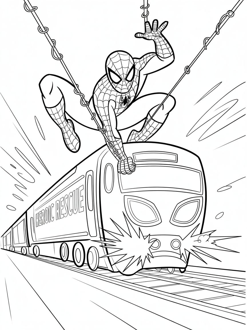 spiderman coloring pages - coloring page