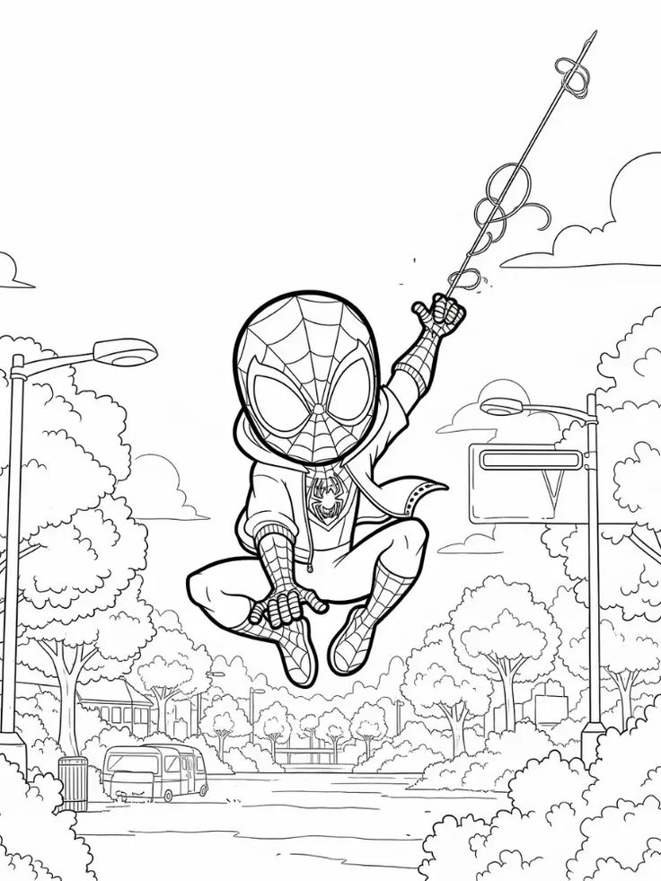 spiderman coloring pages - coloring books