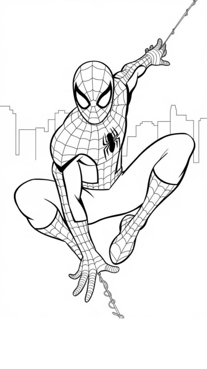 spiderman printable coloring pages - coloring sheets