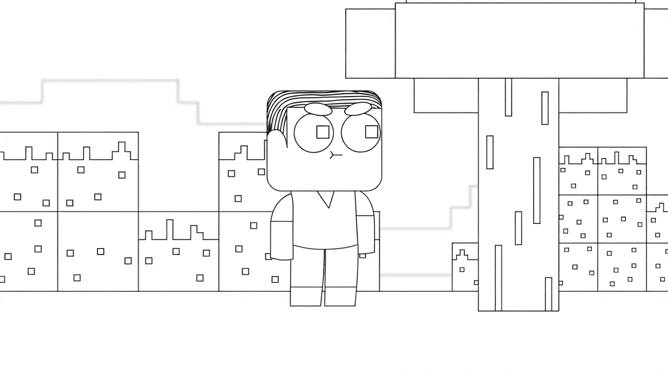 minecraft free coloring pages - adult coloring pages