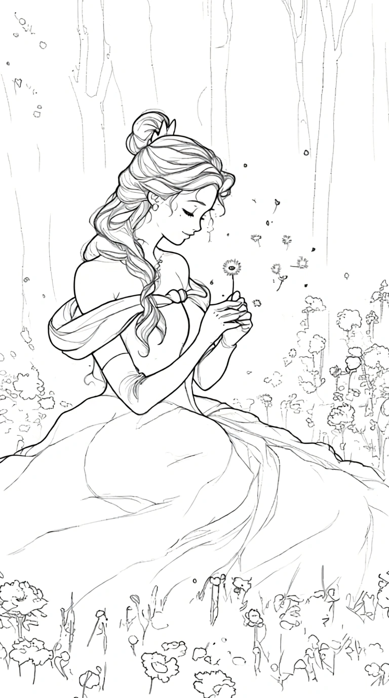 princess jasmine coloring pages - cute coloring pages