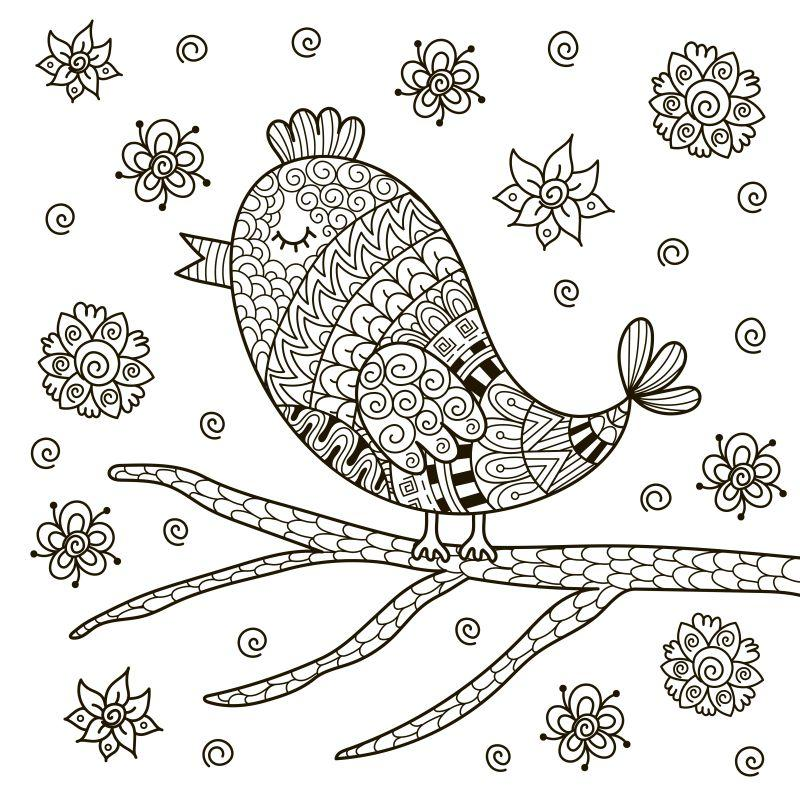 mandala coloring page - adult coloring books