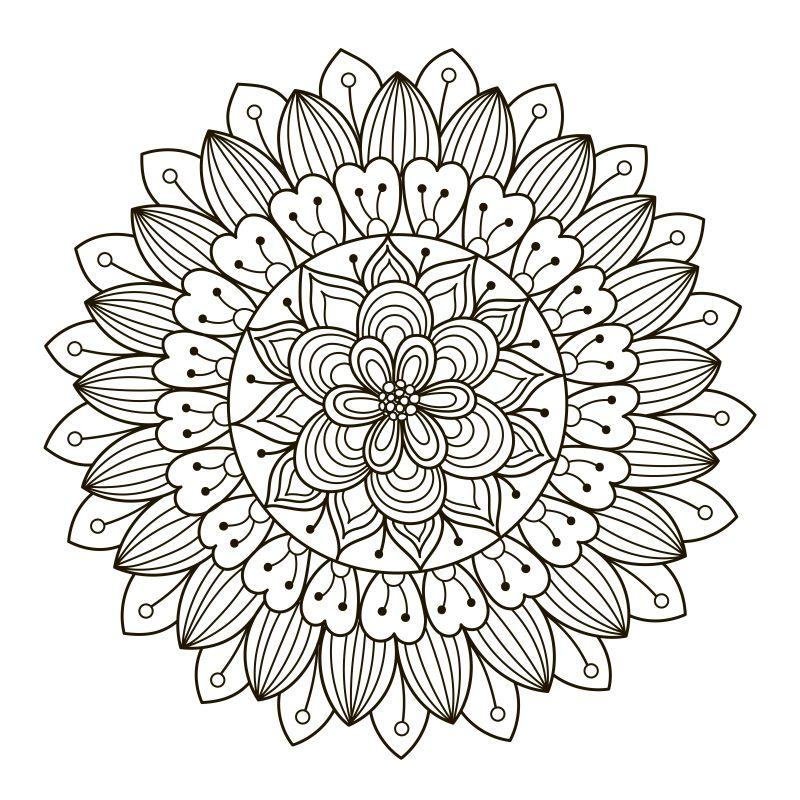 coloring pages mandala - free coloring pages