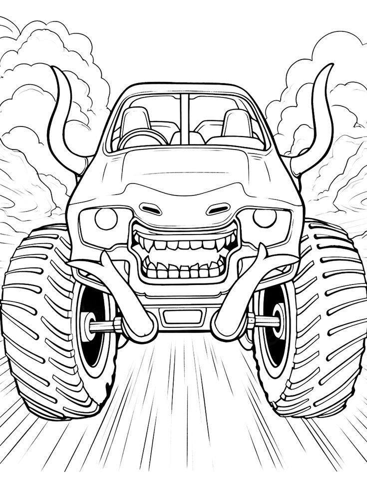 monster coloring pages - coloring pages for adults