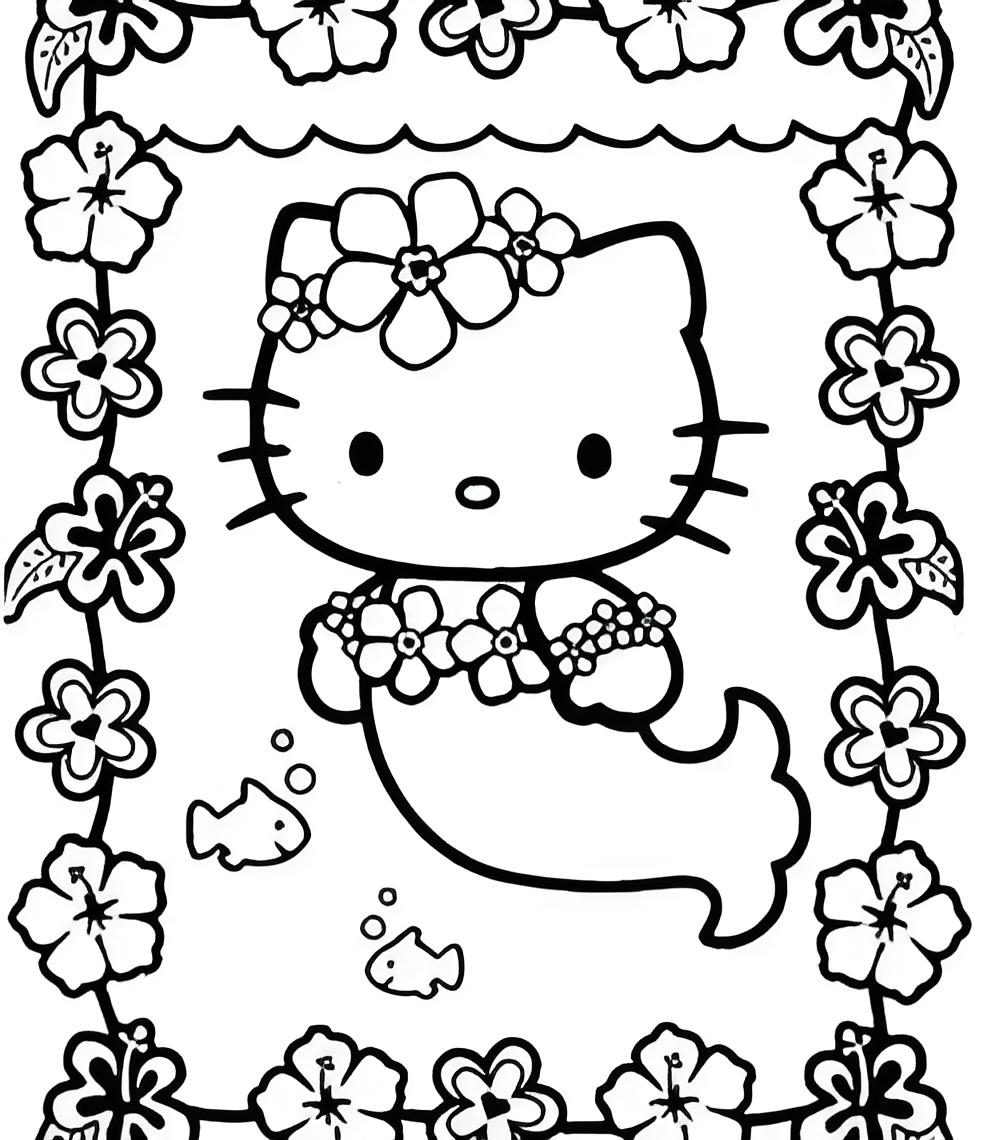 hello kitty coloring pages print - kids coloring pages