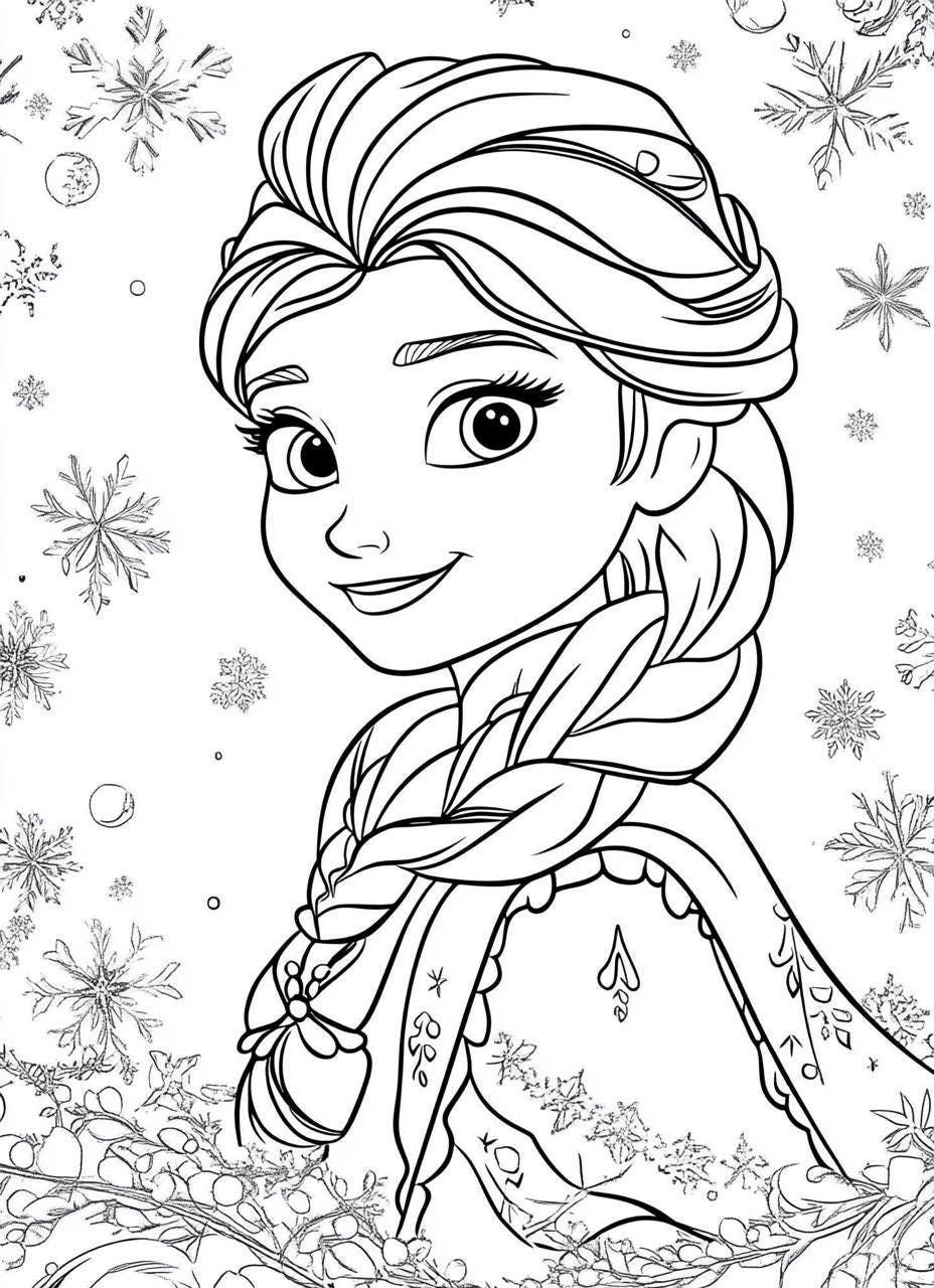 anna and elsa coloring pages - coloring pages