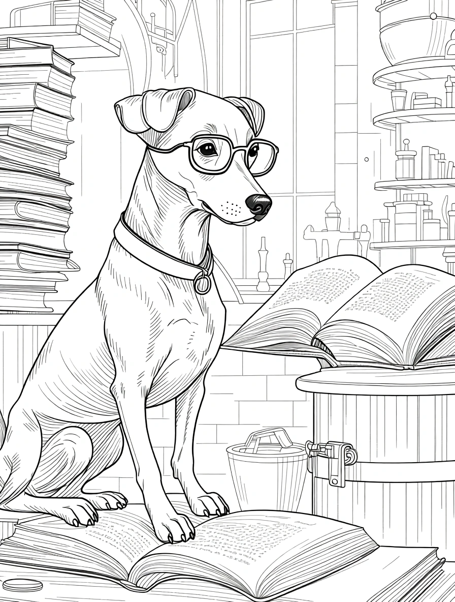 puppy coloring pages printable - coloring book