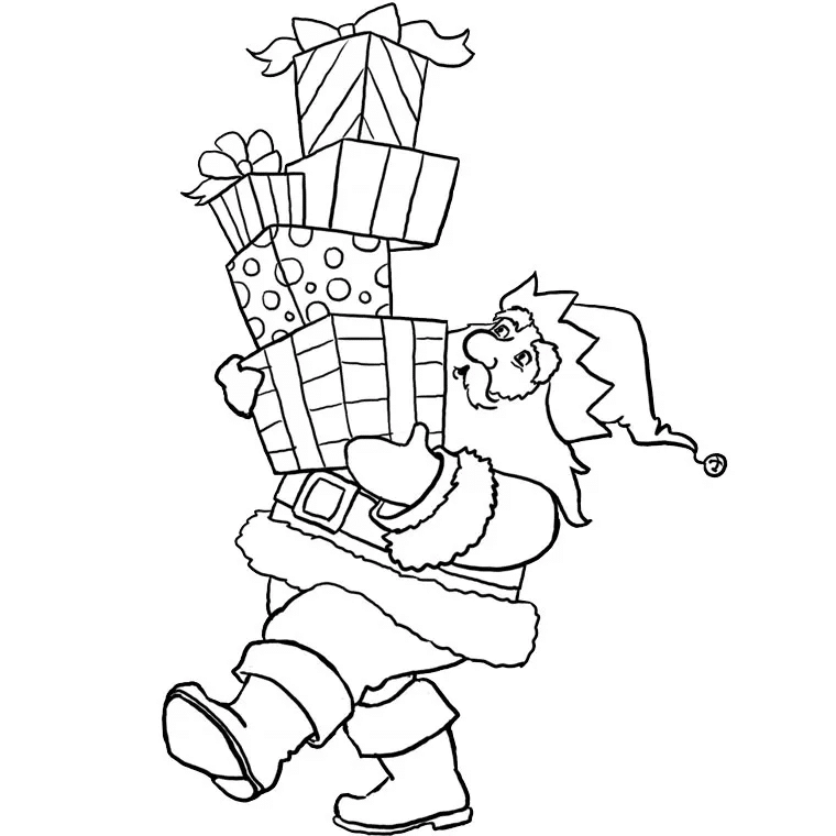 free printable christmas coloring pages - coloring page
