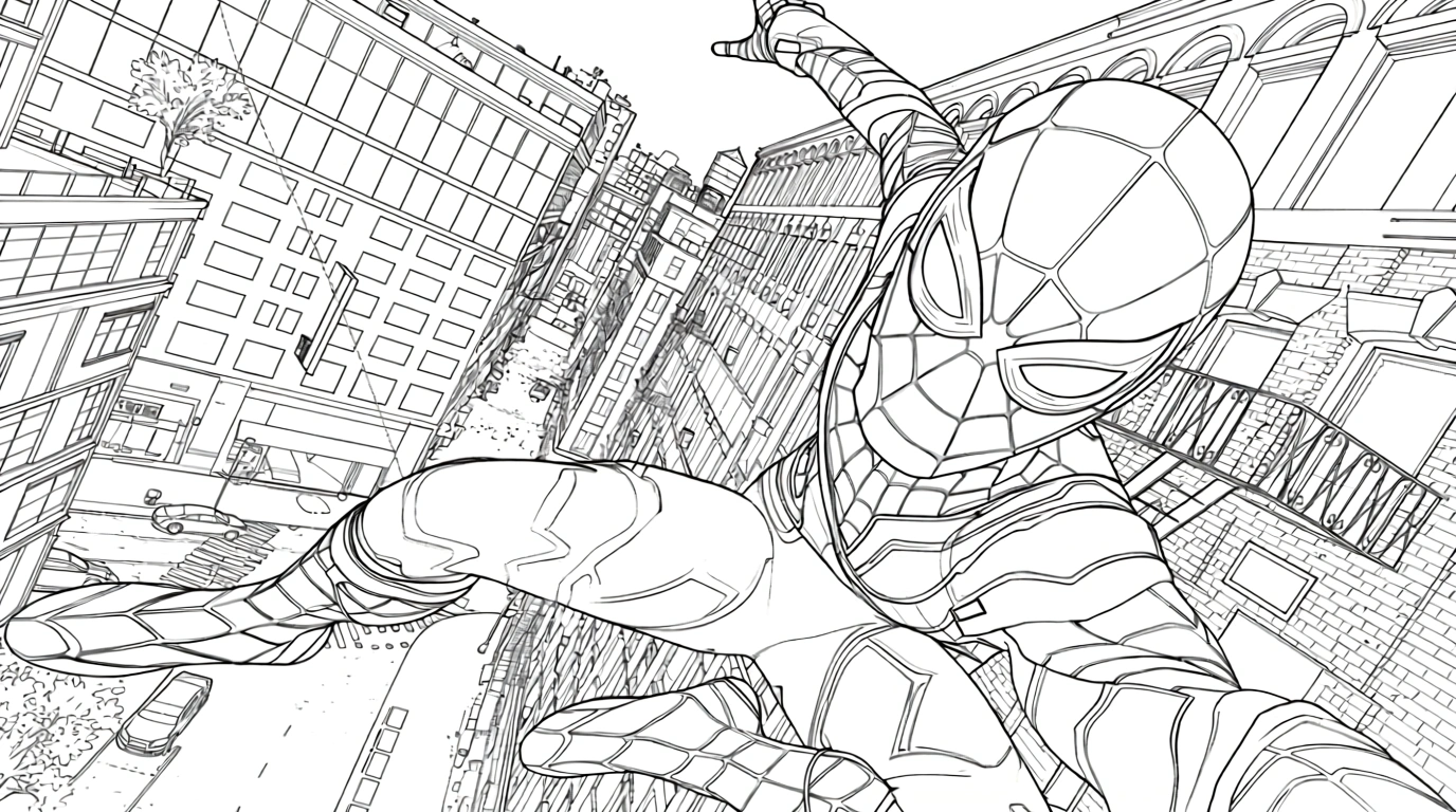 spiderman coloring pages - coloring books
