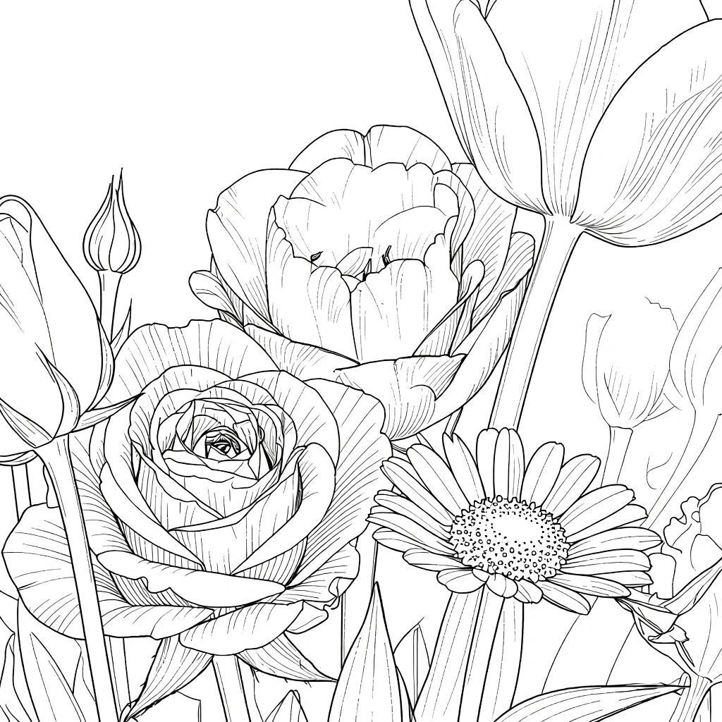 coloring pages flower - crayola coloring pages