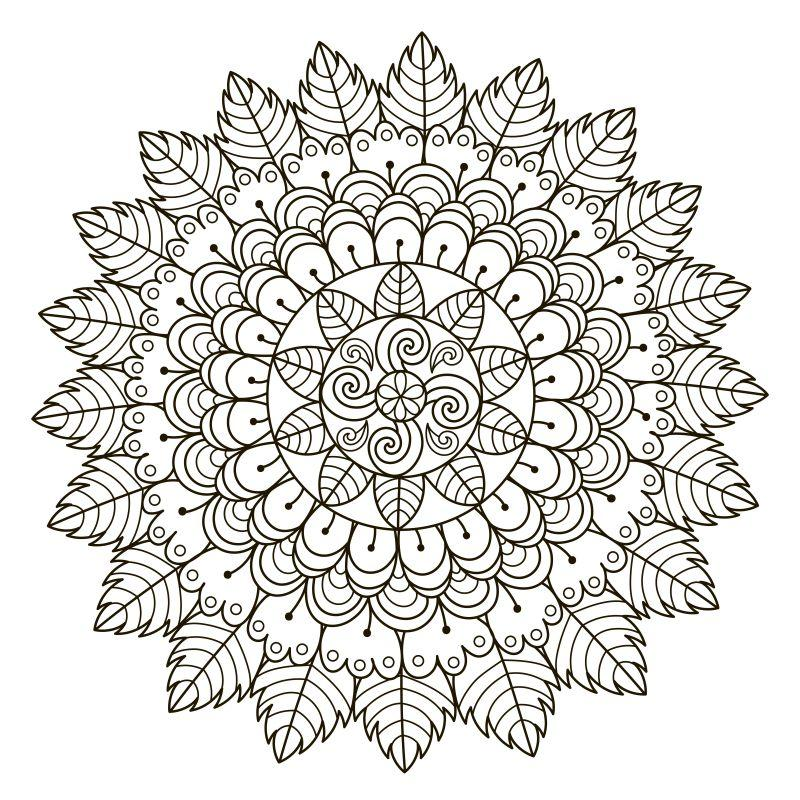 monday mandala halloween coloring pages - cute coloring pages