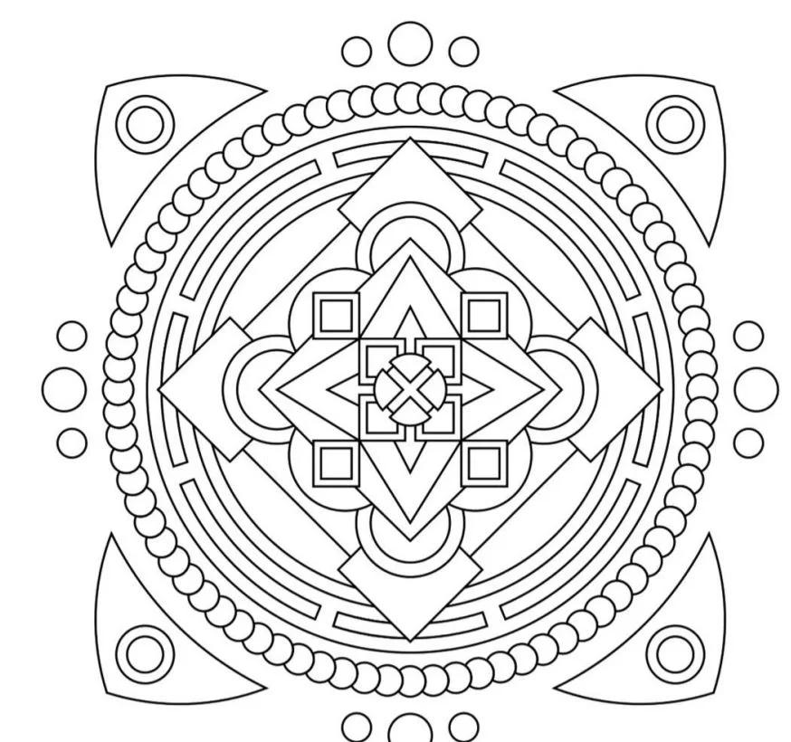 coloring pages mandala - coloring books