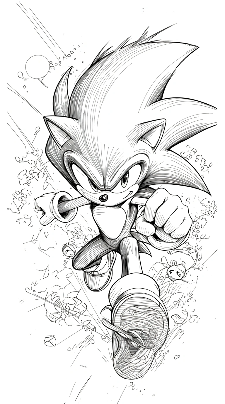 coloring pages sonic - free coloring pages for kids
