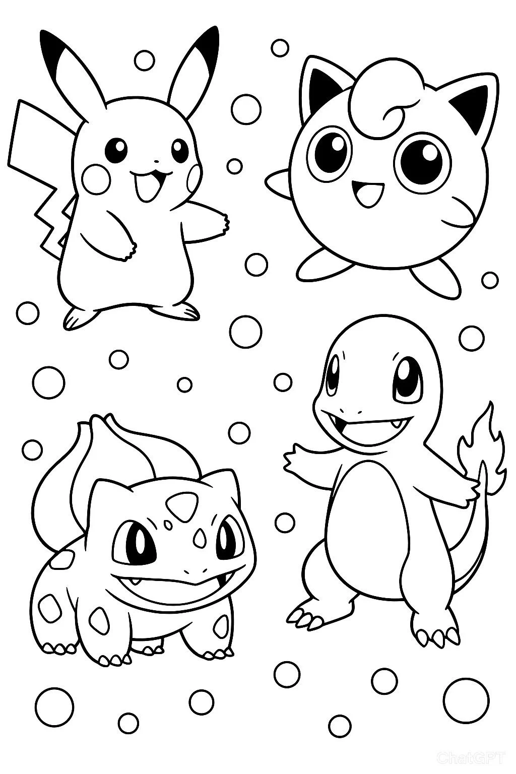 pokemon free coloring pages - coloring book